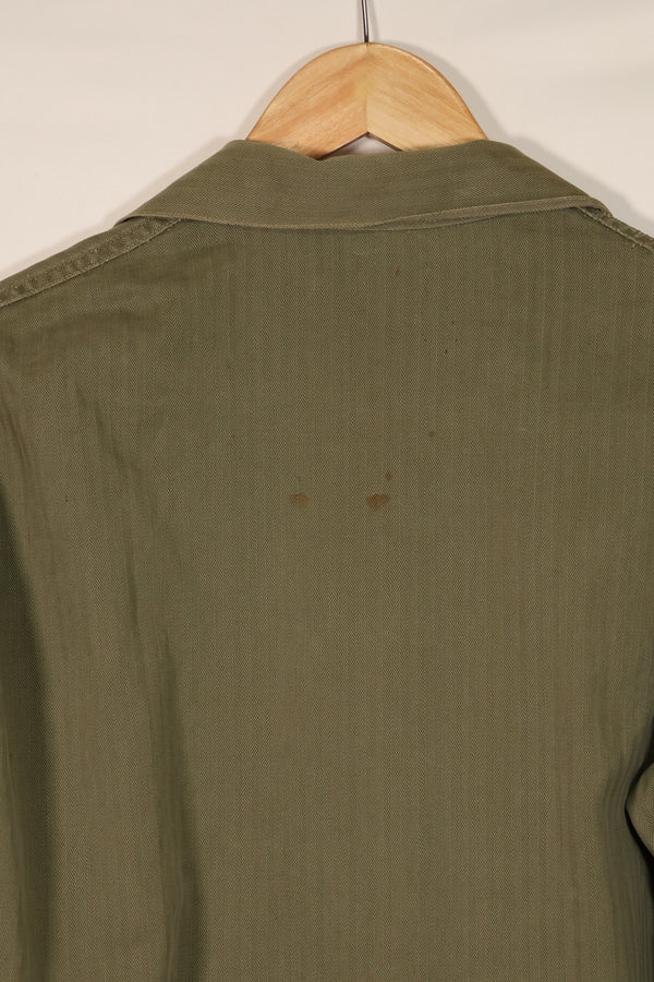 実物　アメリカ海兵隊　USMC M41　HBT ユーティリティジャケット　中古品　A