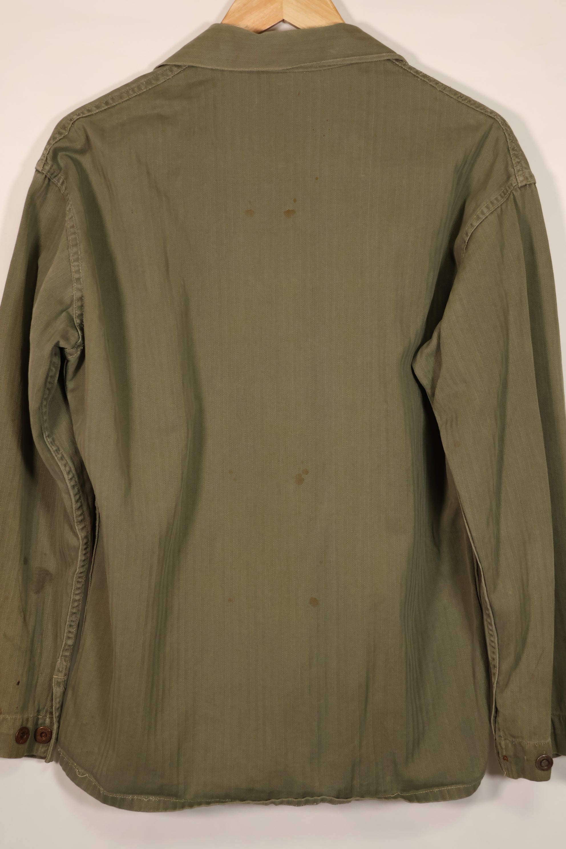 実物　アメリカ海兵隊　USMC M41　HBT ユーティリティジャケット　中古品　A