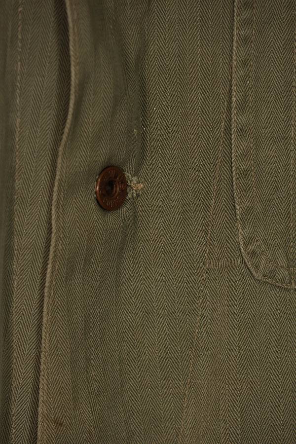 実物　アメリカ海兵隊　USMC M41　HBT ユーティリティジャケット　中古品　A