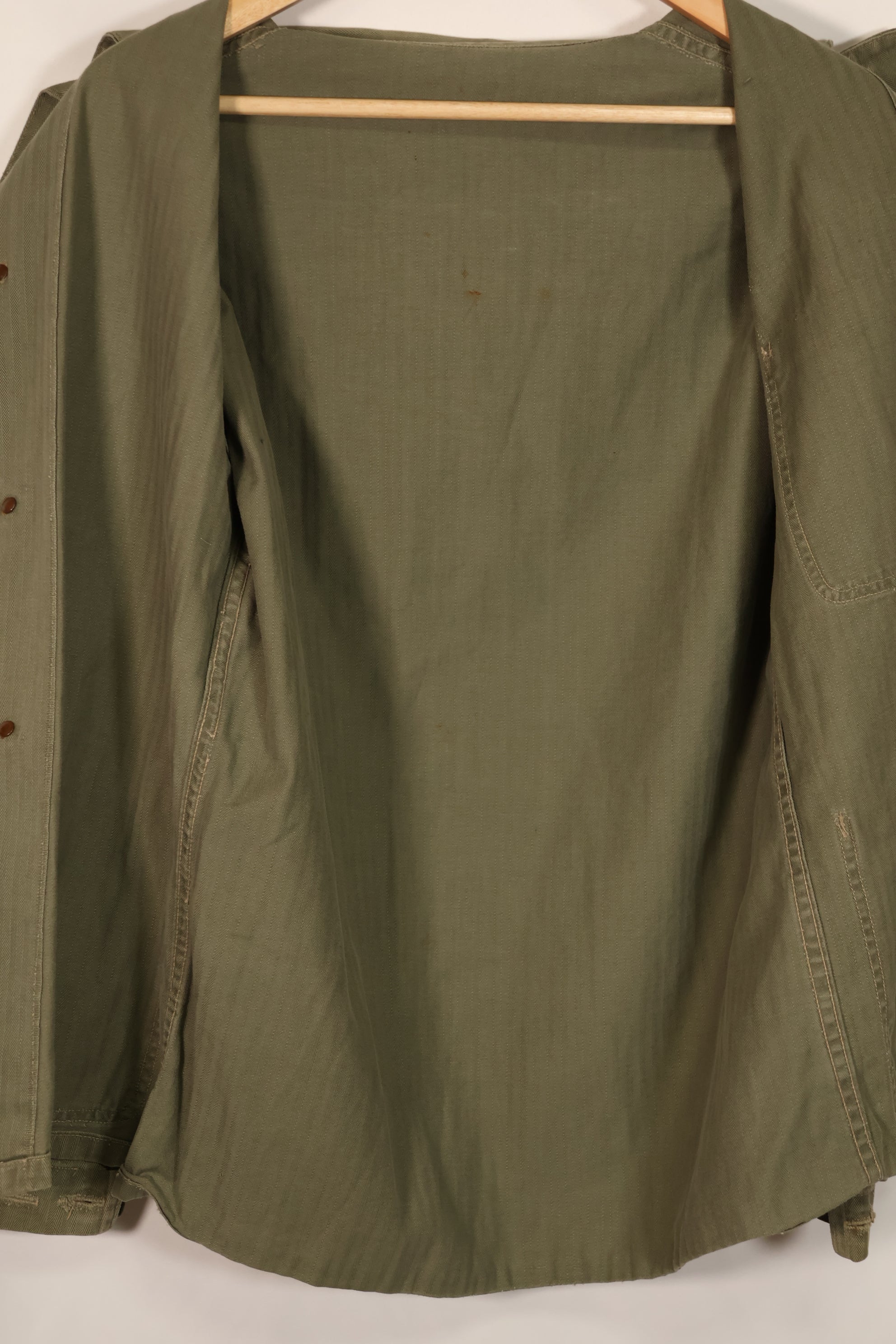 実物　アメリカ海兵隊　USMC M41　HBT ユーティリティジャケット　中古品　A