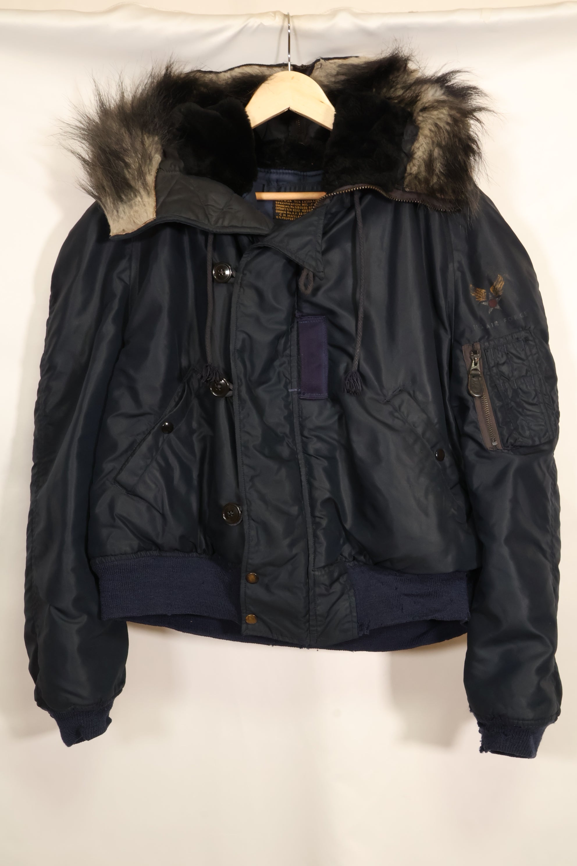 1950年代中期頃　X-LARGE　アメリカ空軍　N2-A　フライトジャケット　ヘビーゾーン　中古品