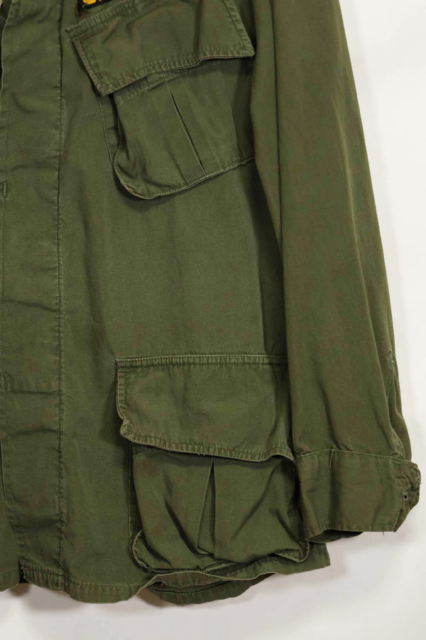 1965〜66年頃　2nd Model ジャングルファティーグ　ジャケット　S-L　パッチ付き　中古品