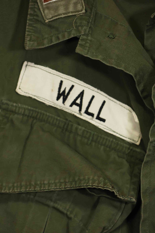 1965〜66年頃　2nd Model ジャングルファティーグ　ジャケット　S-L　パッチ付き　中古品