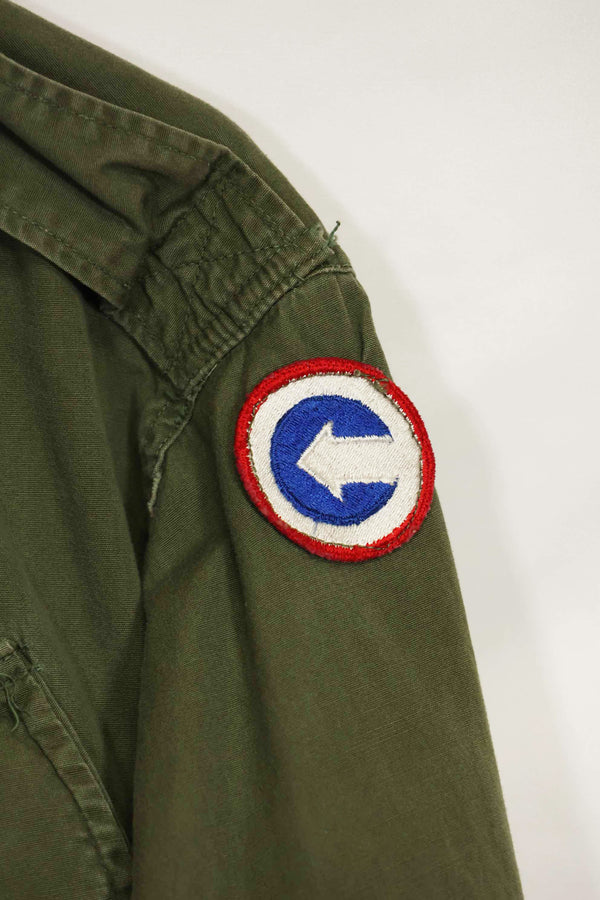 1965〜66年頃　2nd Model ジャングルファティーグ　ジャケット　S-L　パッチ付き　中古品