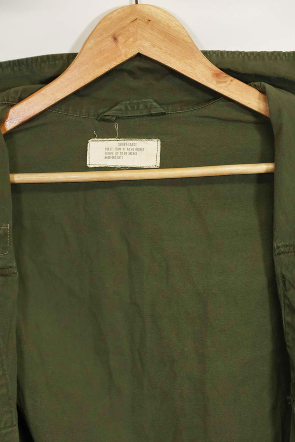 1965〜66年頃　2nd Model ジャングルファティーグ　ジャケット　S-L　パッチ付き　中古品