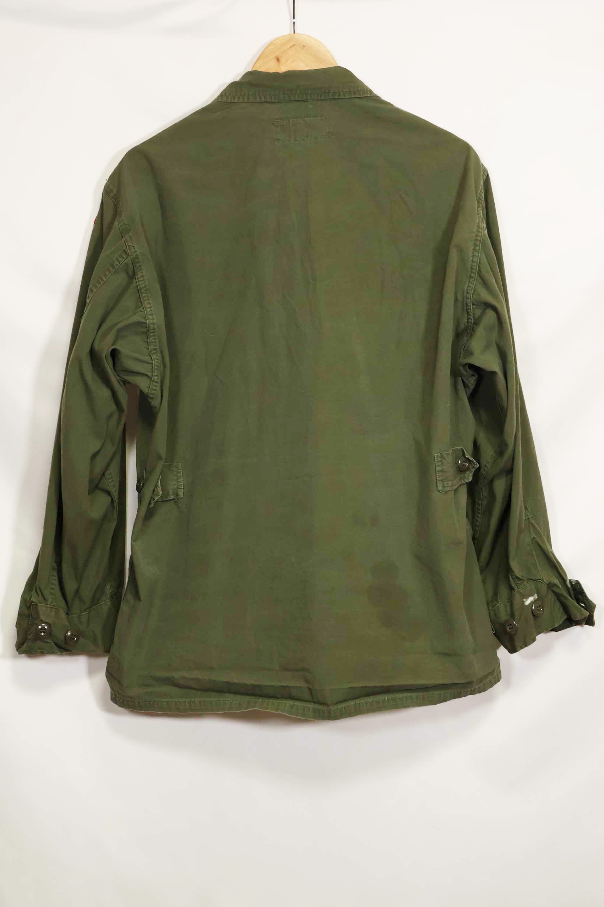 1965〜66年頃　2nd Model ジャングルファティーグ　ジャケット　S-L　パッチ付き　中古品