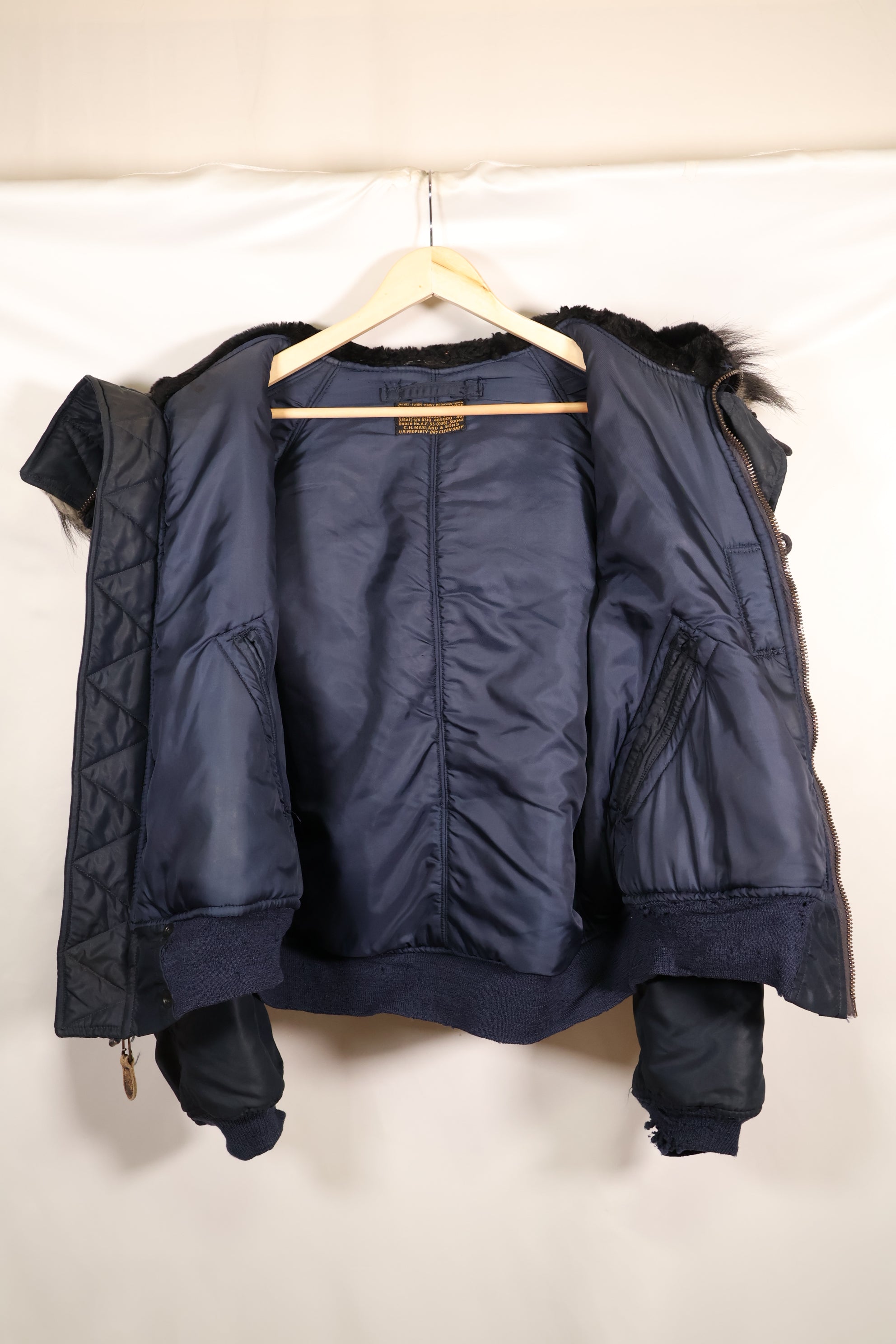 1950年代中期頃　X-LARGE　アメリカ空軍　N2-A　フライトジャケット　ヘビーゾーン　中古品