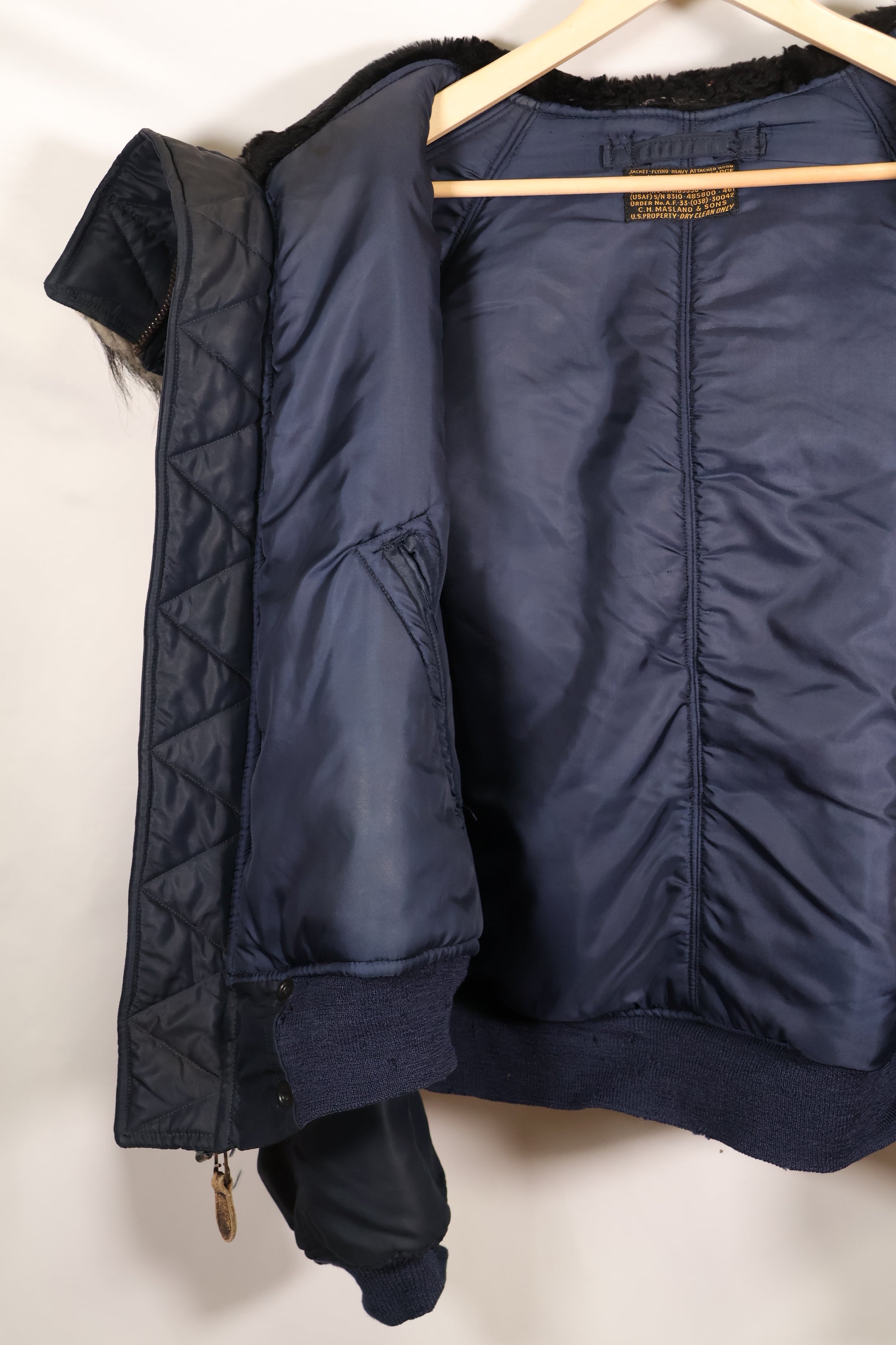 1950年代中期頃　X-LARGE　アメリカ空軍　N2-A　フライトジャケット　ヘビーゾーン　中古品