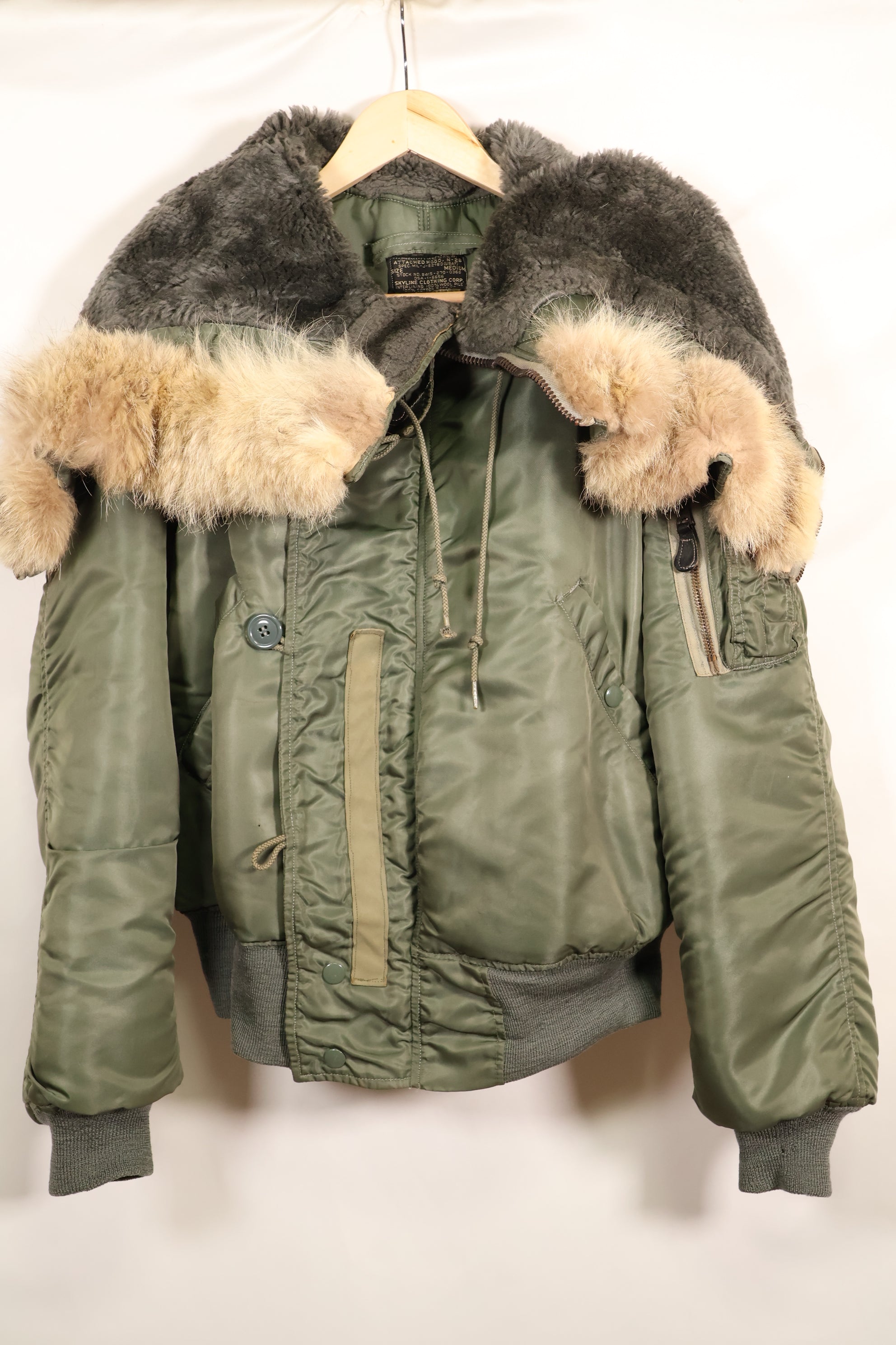 1950年代製　MEDIUM アメリカ空軍　N-2B フライトジャケット　状態良い　中古品