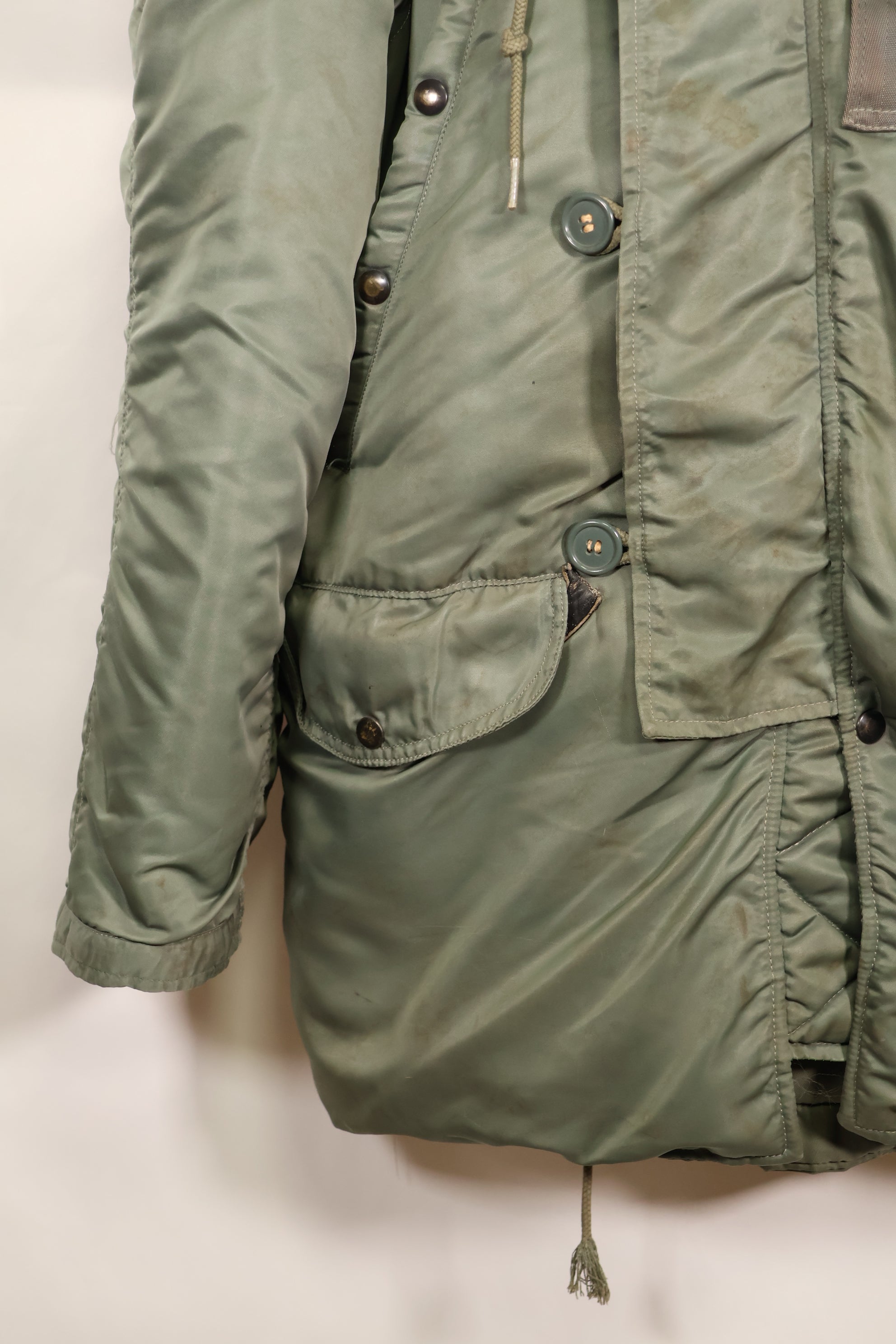 1950年代ロット　アメリカ空軍　N-3B　フライトジャケット　黒タグ　中古品