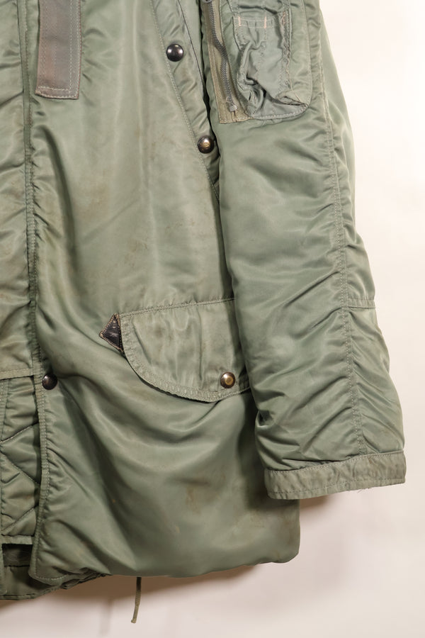 1950年代ロット　アメリカ空軍　N-3B　フライトジャケット　黒タグ　中古品