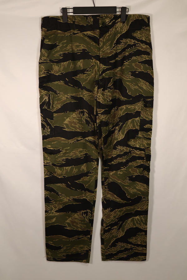 実物　デッドストック　沖縄タイガー　タイガーストライプ　パンツ　US-L ミントコンディション