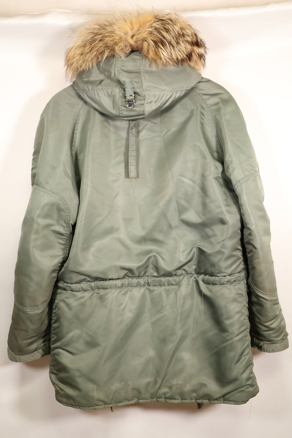 1950年代ロット　アメリカ空軍　N-3B　フライトジャケット　黒タグ　中古品