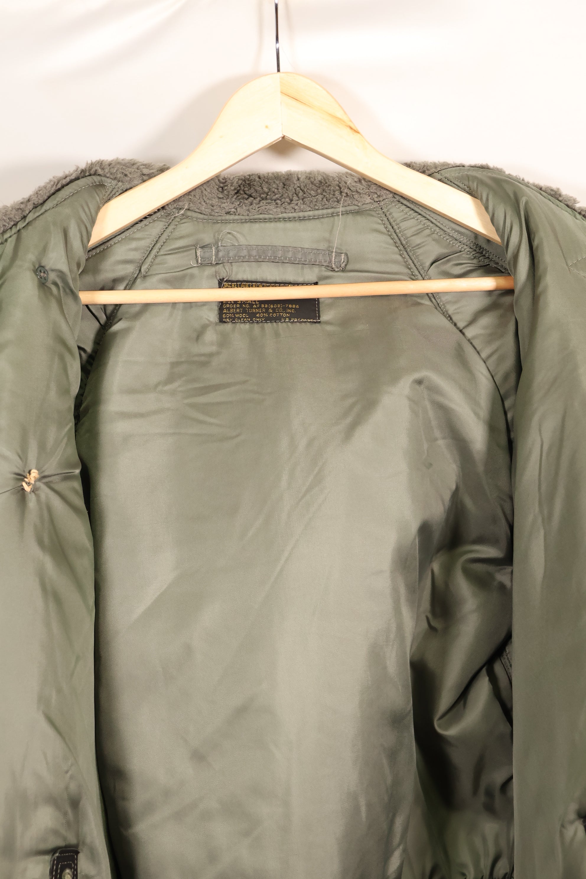 1950年代ロット　アメリカ空軍　N-3B　フライトジャケット　黒タグ　中古品