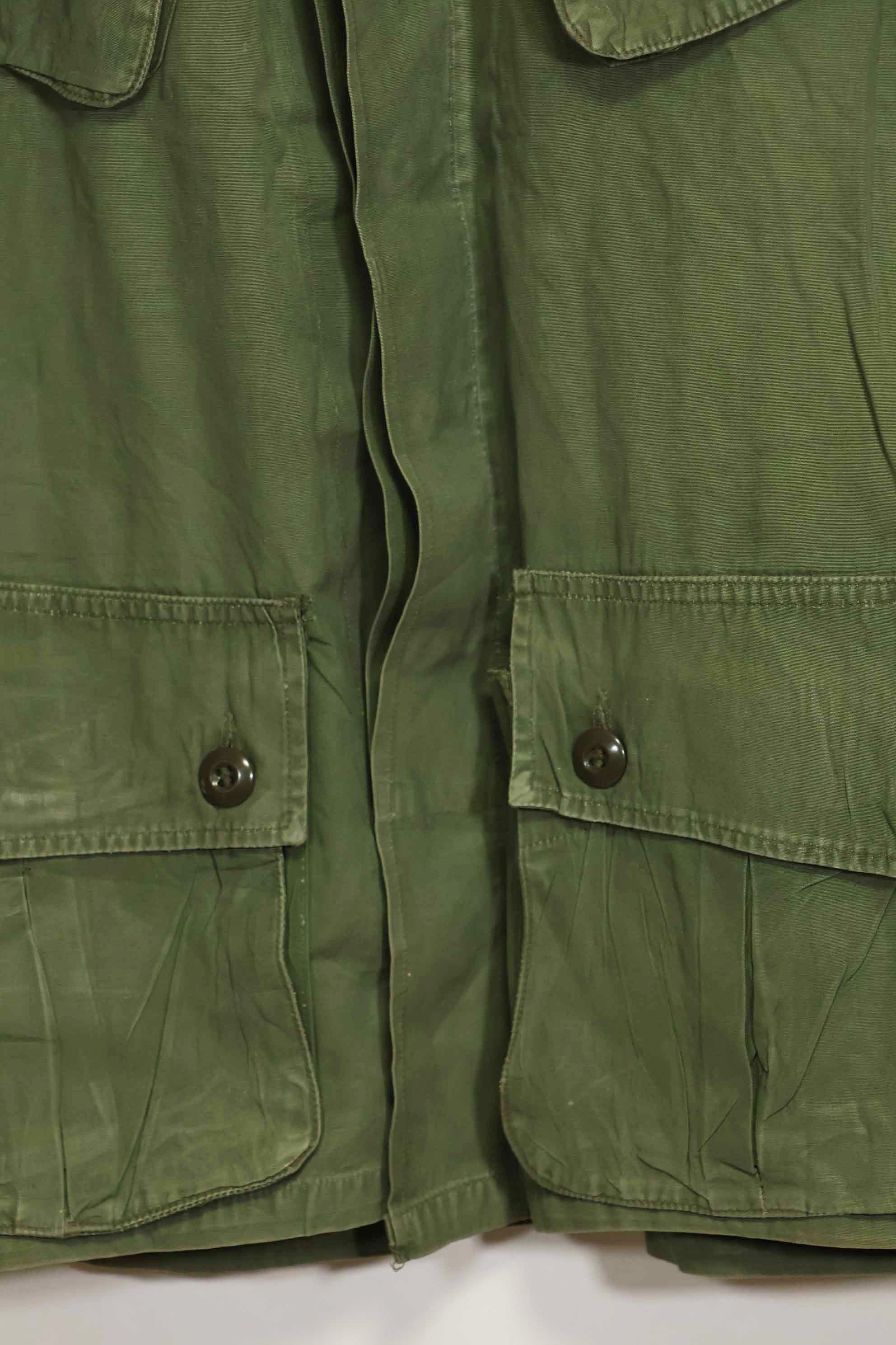 1963年契約　1st Model ジャングルファティーグ　ジャケット　ラベルなし　パッチ後付け　中古品