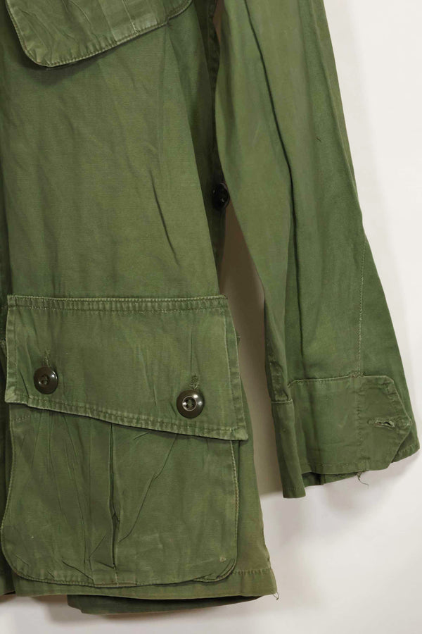 1963年契約　1st Model ジャングルファティーグ　ジャケット　ラベルなし　パッチ後付け　中古品