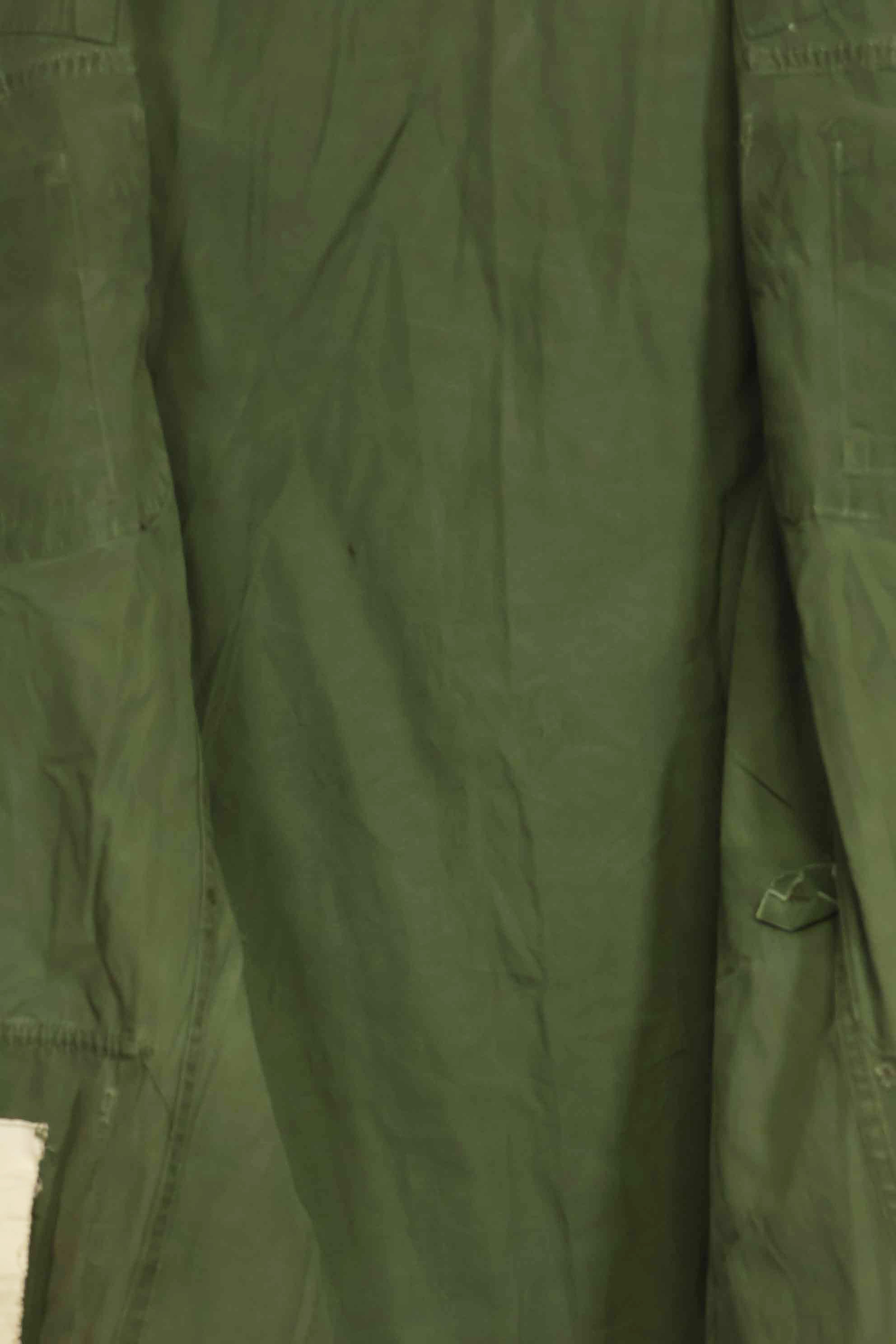 1963年契約　1st Model ジャングルファティーグ　ジャケット　ラベルなし　パッチ後付け　中古品