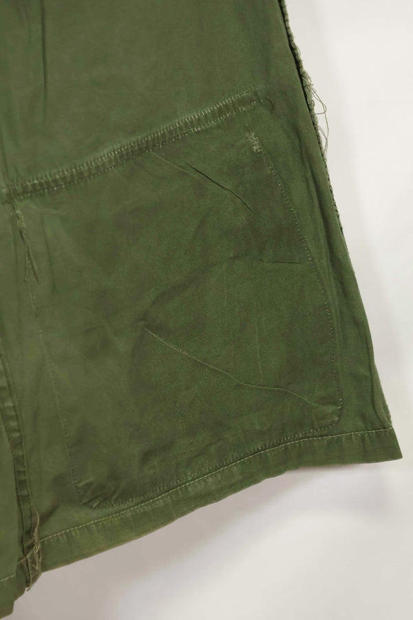 1963年契約　1st Model ジャングルファティーグ　ジャケット　ラベルなし　パッチ後付け　中古品