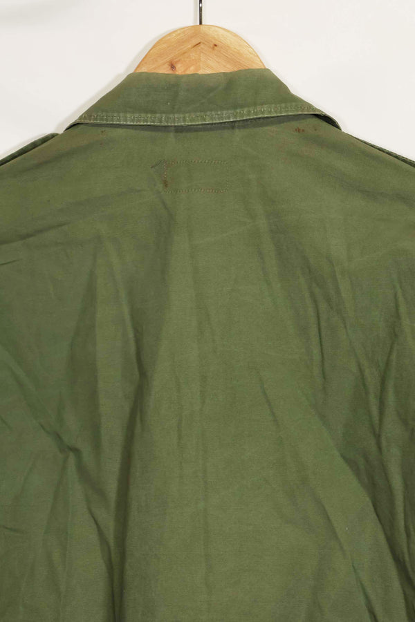 1963年契約　1st Model ジャングルファティーグ　ジャケット　ラベルなし　パッチ後付け　中古品