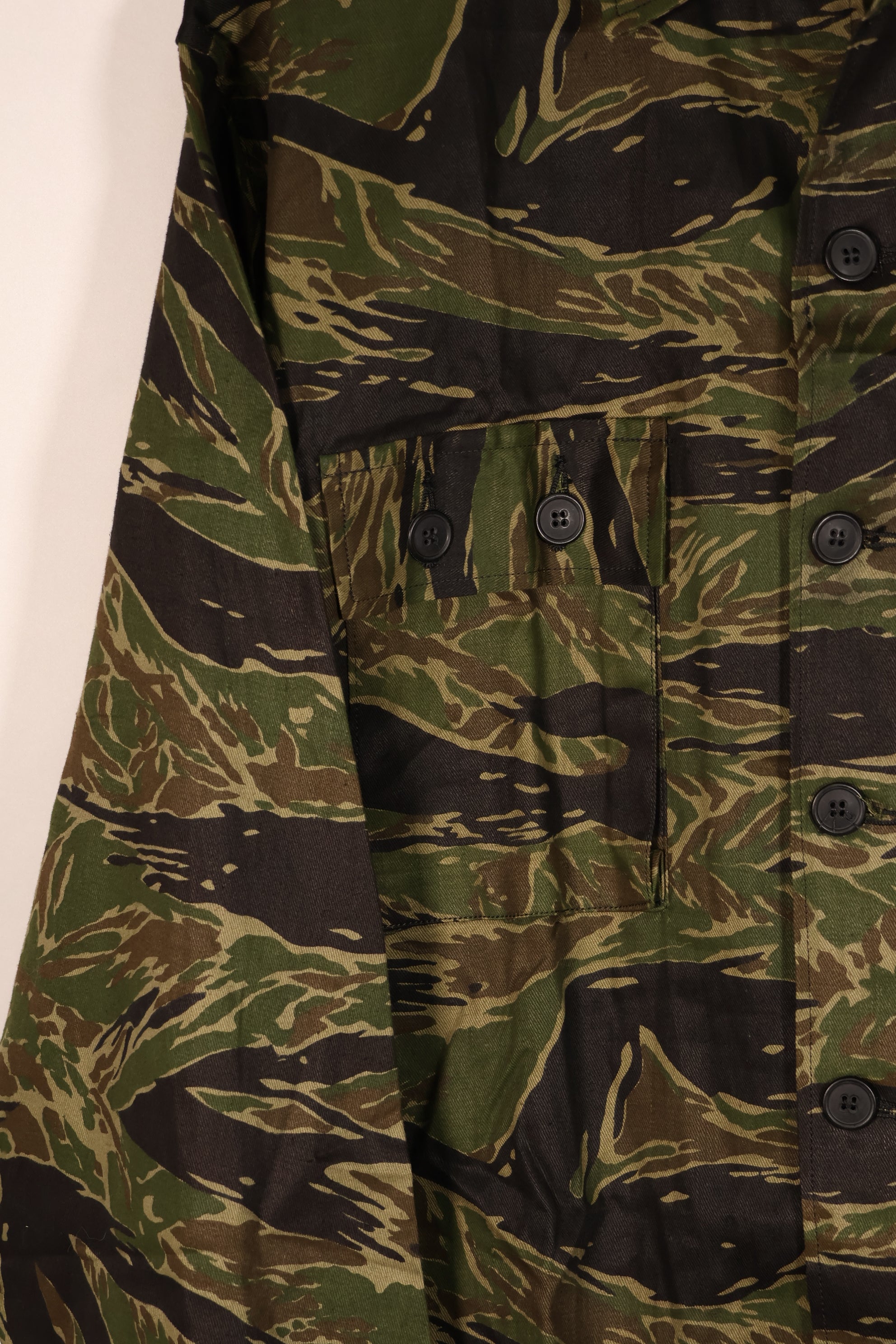 実物　TO81 タイガーストライプ　シャツ　US-XL　デッドストック