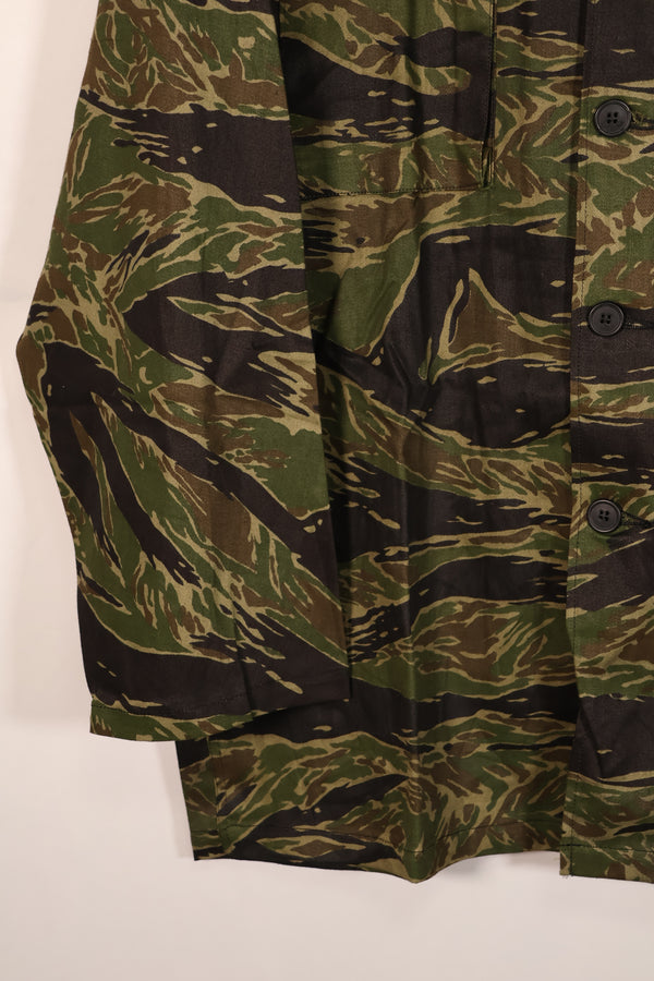 実物　TO81 タイガーストライプ　シャツ　US-XL　デッドストック