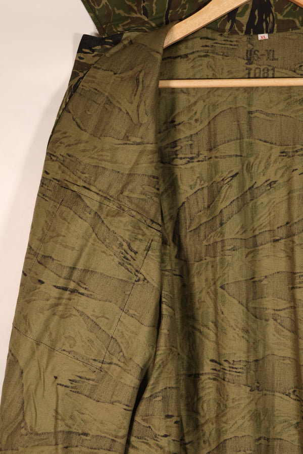 実物　TO81 タイガーストライプ　シャツ　US-XL　デッドストック