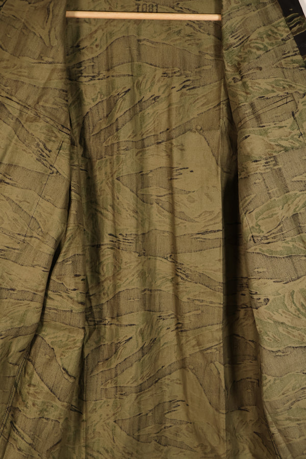 実物　TO81 タイガーストライプ　シャツ　US-XL　デッドストック