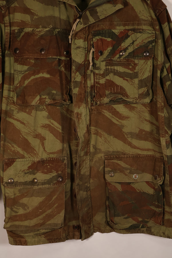 実物　インドシナ戦争　リザード迷彩　TAP 47/56　エアボーンジャケット　中古品