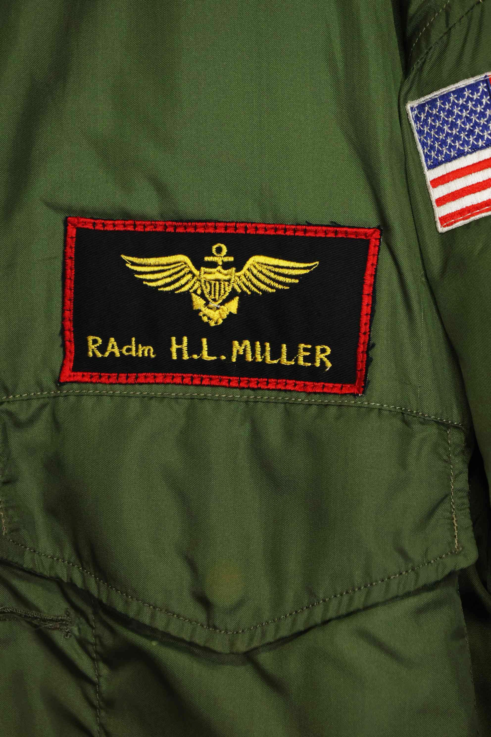 1963年契約　アメリカ海軍　WEP(G-9) フライトジャケット　USS エンタープライズ　サイズ40 中古品