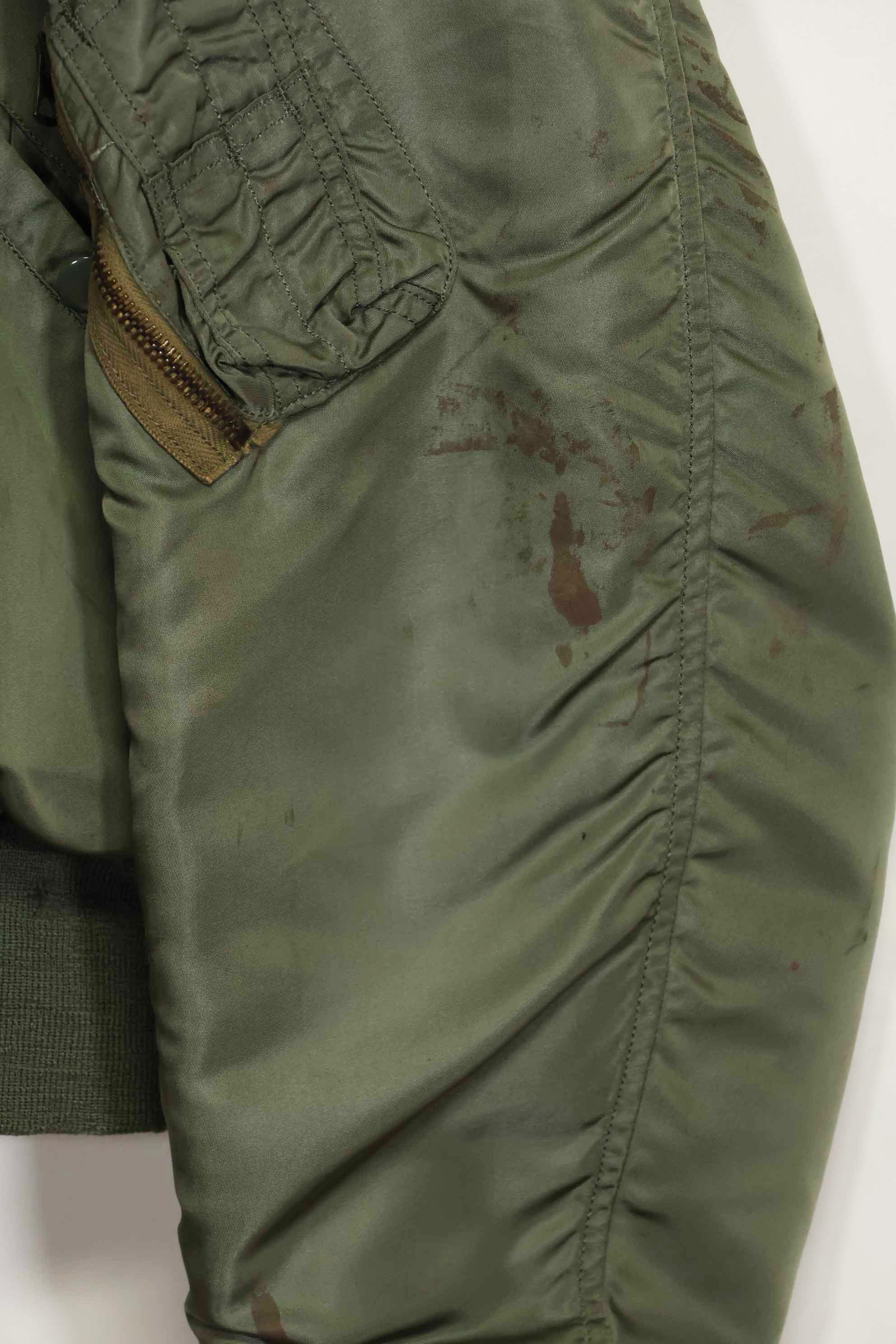 1969年契約　アメリカ空軍　L2-B　ライトゾーン　フライトジャケット　ローカルメイドパッチ付　中古品