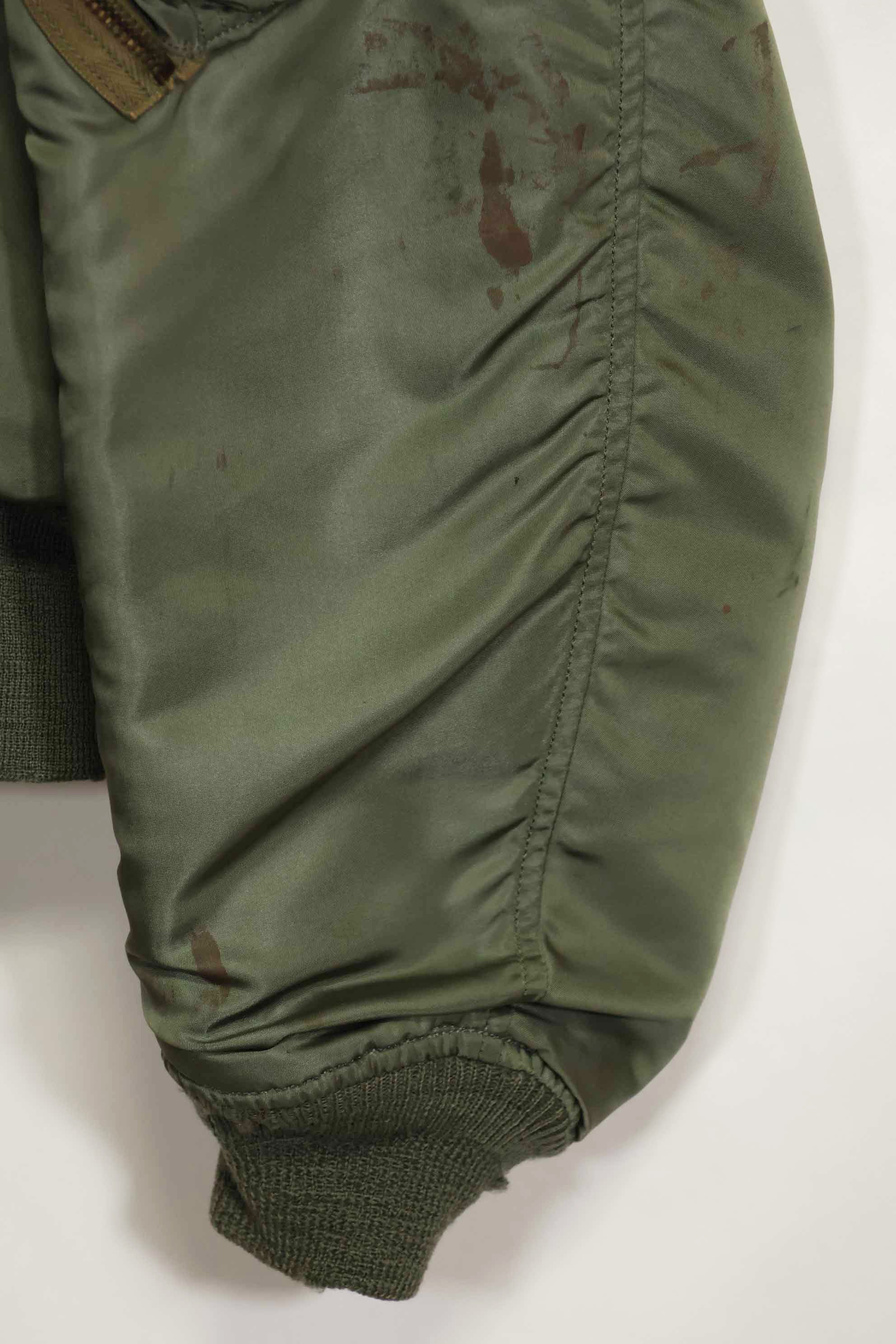 1969年契約　アメリカ空軍　L2-B　ライトゾーン　フライトジャケット　ローカルメイドパッチ付　中古品