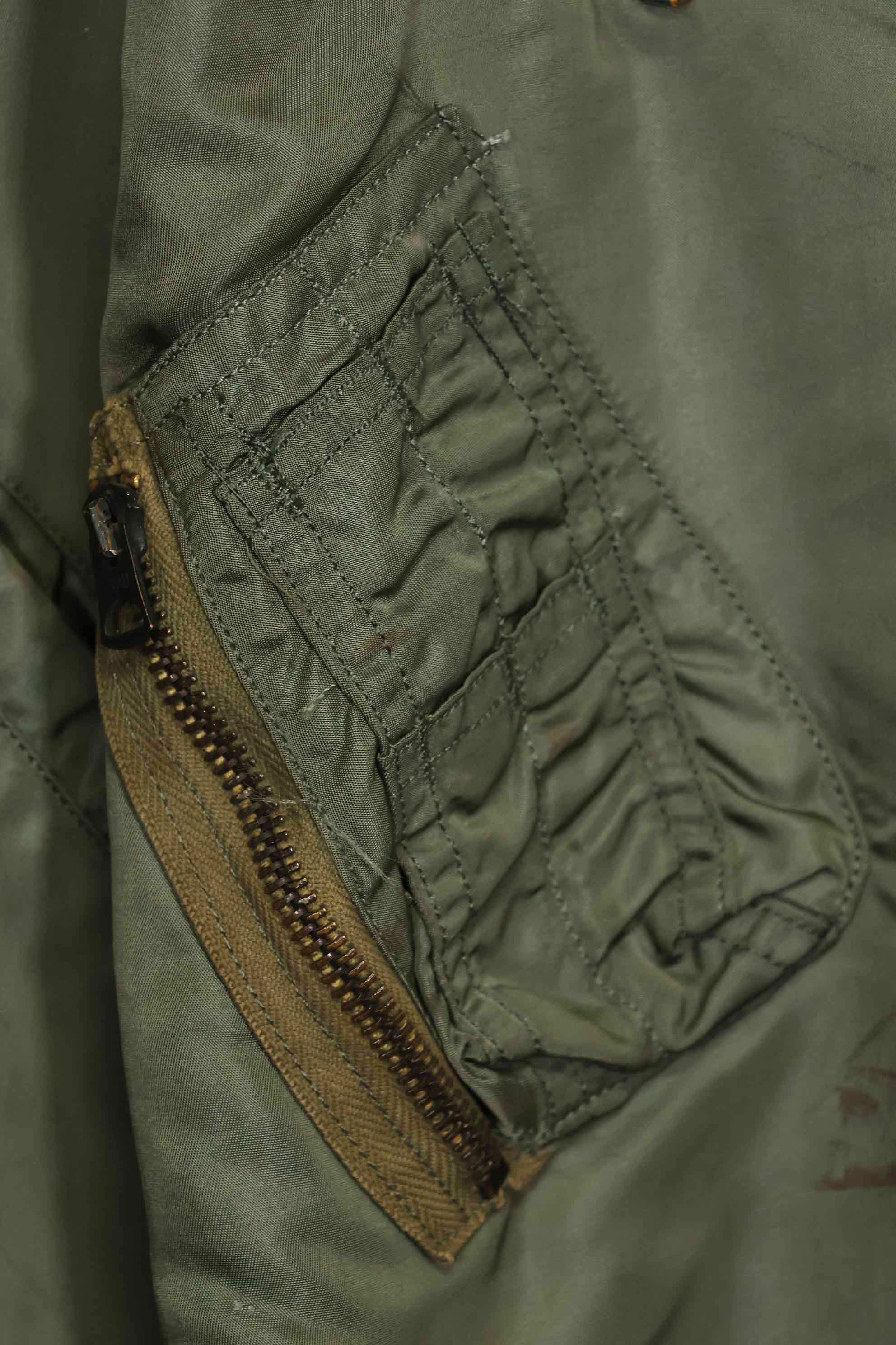 1969年契約　アメリカ空軍　L2-B　ライトゾーン　フライトジャケット　ローカルメイドパッチ付　中古品