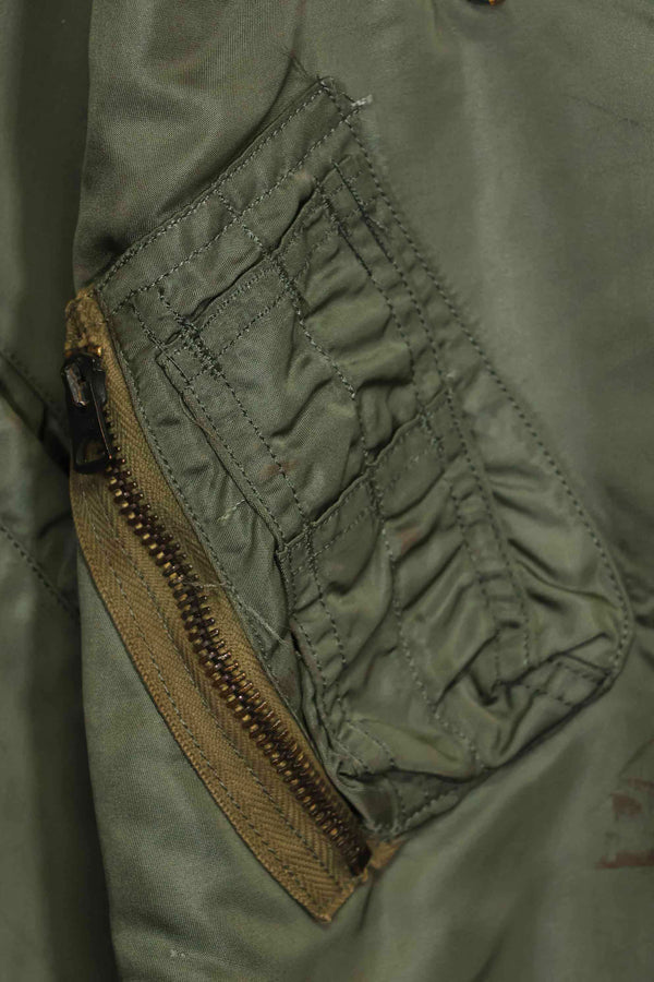 1969年契約　アメリカ空軍　L2-B　ライトゾーン　フライトジャケット　ローカルメイドパッチ付　中古品