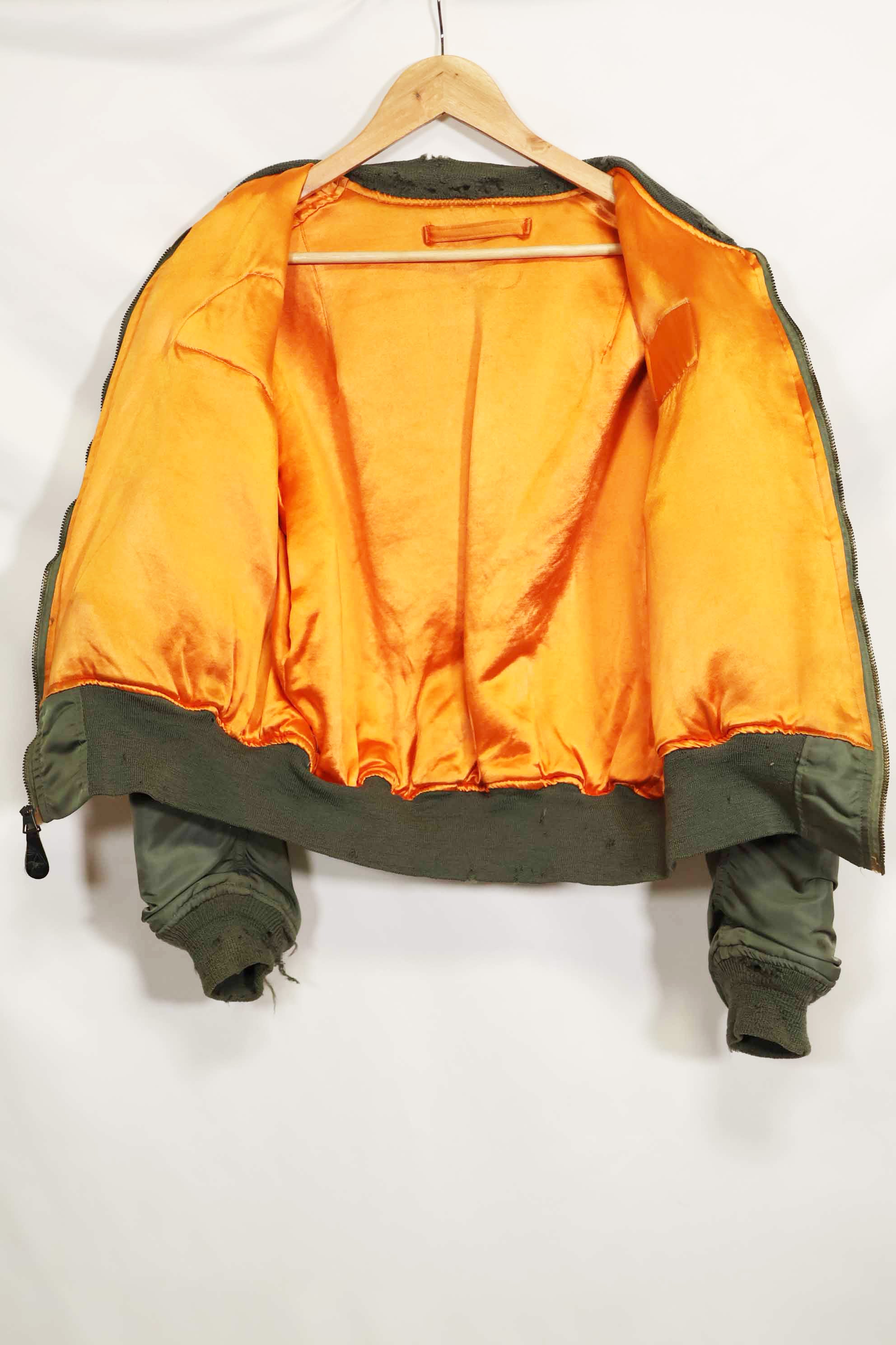 1969年契約　アメリカ空軍　L2-B　ライトゾーン　フライトジャケット　ローカルメイドパッチ付　中古品