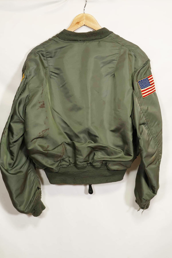 1969年契約　アメリカ空軍　L2-B　ライトゾーン　フライトジャケット　ローカルメイドパッチ付　中古品