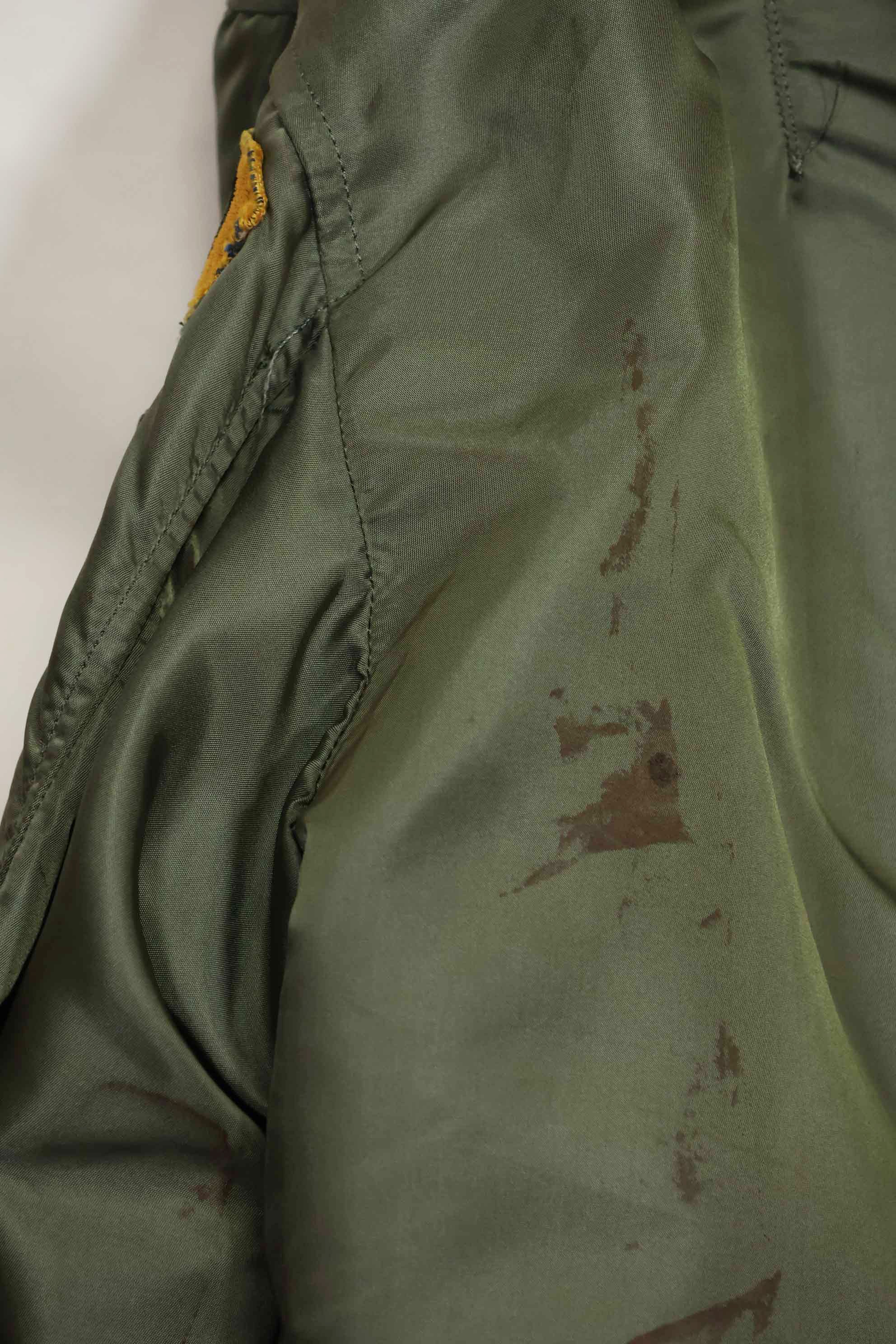 1969年契約　アメリカ空軍　L2-B　ライトゾーン　フライトジャケット　ローカルメイドパッチ付　中古品