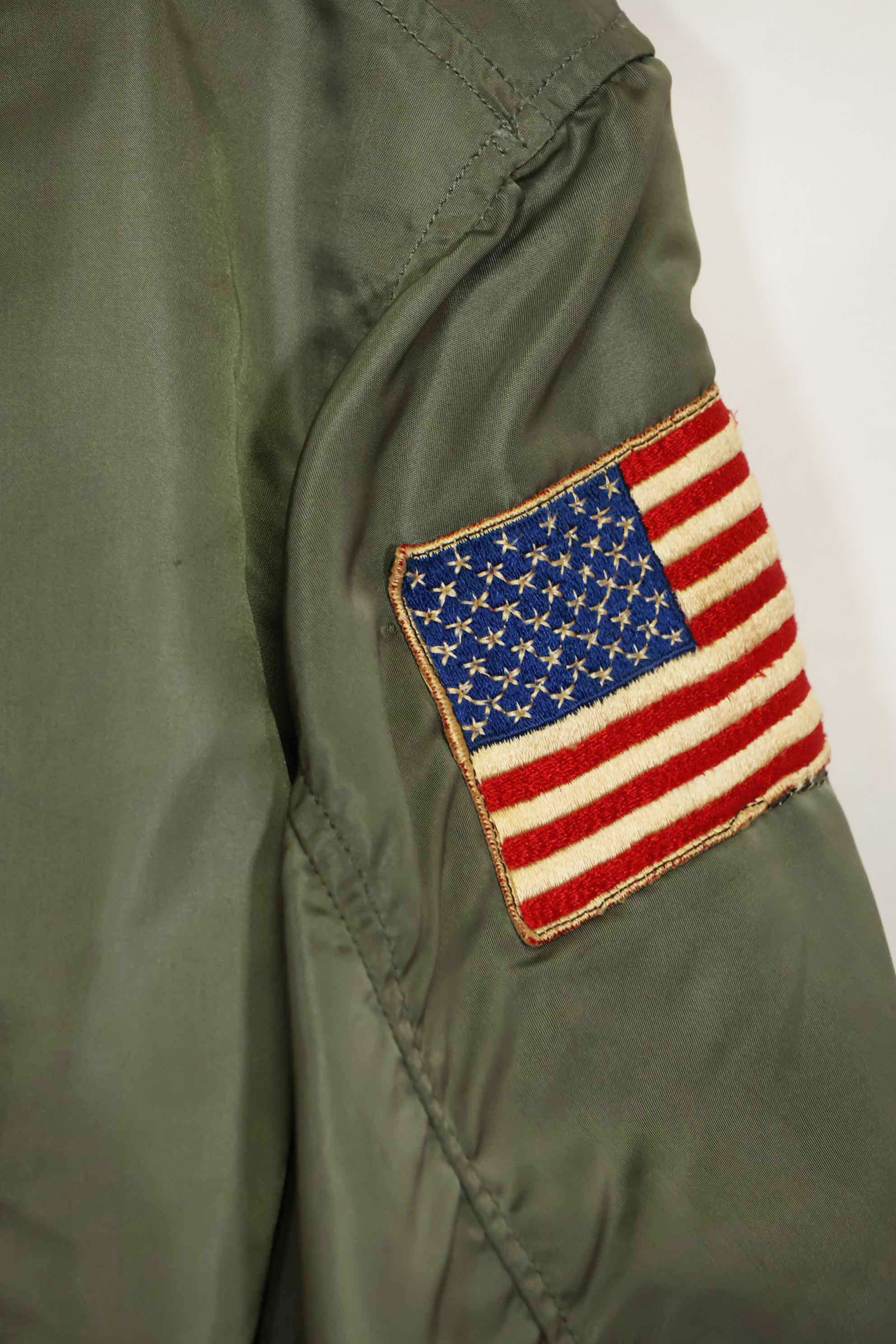 1969年契約　アメリカ空軍　L2-B　ライトゾーン　フライトジャケット　ローカルメイドパッチ付　中古品