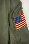 1969年契約　アメリカ空軍　L2-B　ライトゾーン　フライトジャケット　ローカルメイドパッチ付　中古品
