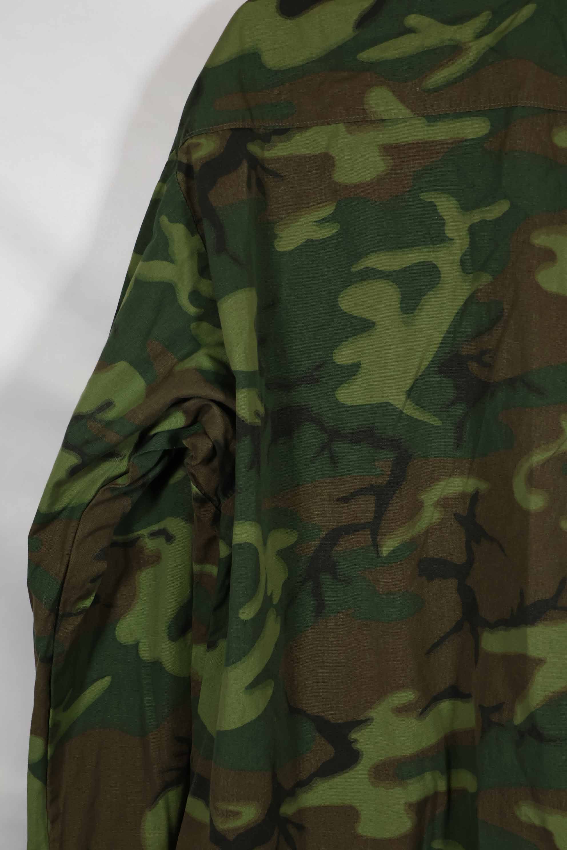 1968年製　ポップリン製　ノンリップ　ERDL ジャングルファティーグ　ジャケット　M-R　状態良い