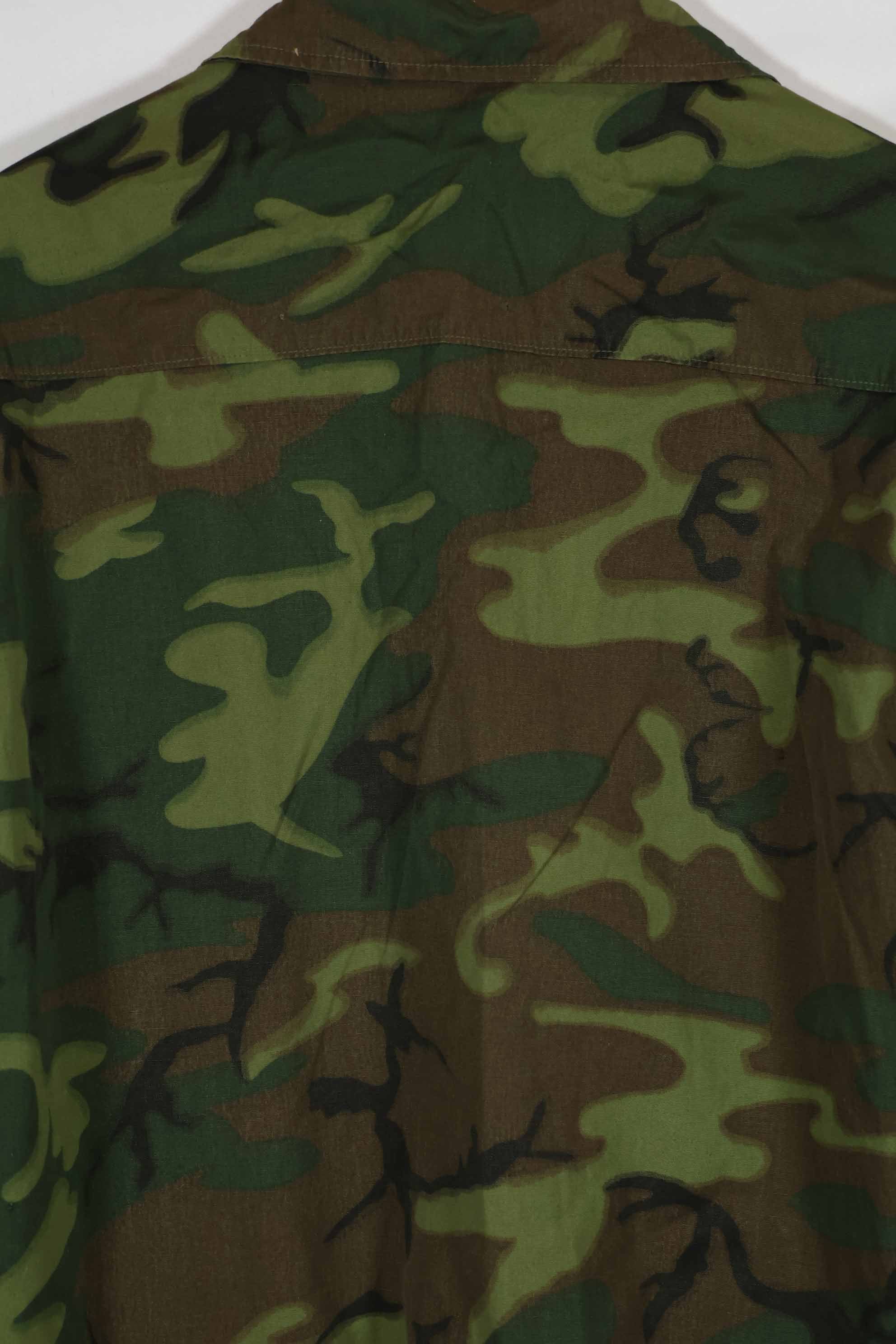 1968年製　ポップリン製　ノンリップ　ERDL ジャングルファティーグ　ジャケット　M-R　状態良い