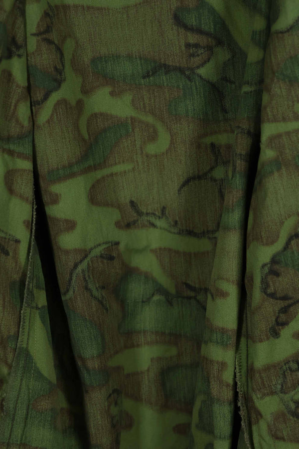 1968年製　ポップリン製　ノンリップ　ERDL ジャングルファティーグ　ジャケット　M-R　状態良い