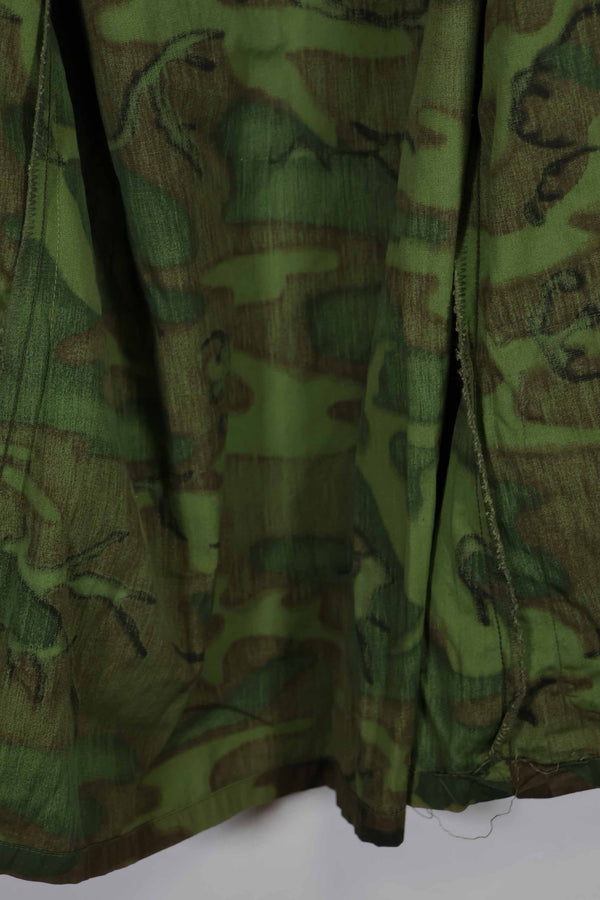 1968年製　ポップリン製　ノンリップ　ERDL ジャングルファティーグ　ジャケット　M-R　状態良い