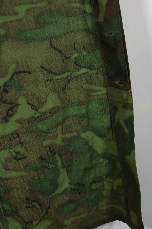1968年製　ポップリン製　ノンリップ　ERDL ジャングルファティーグ　ジャケット　M-R　状態良い