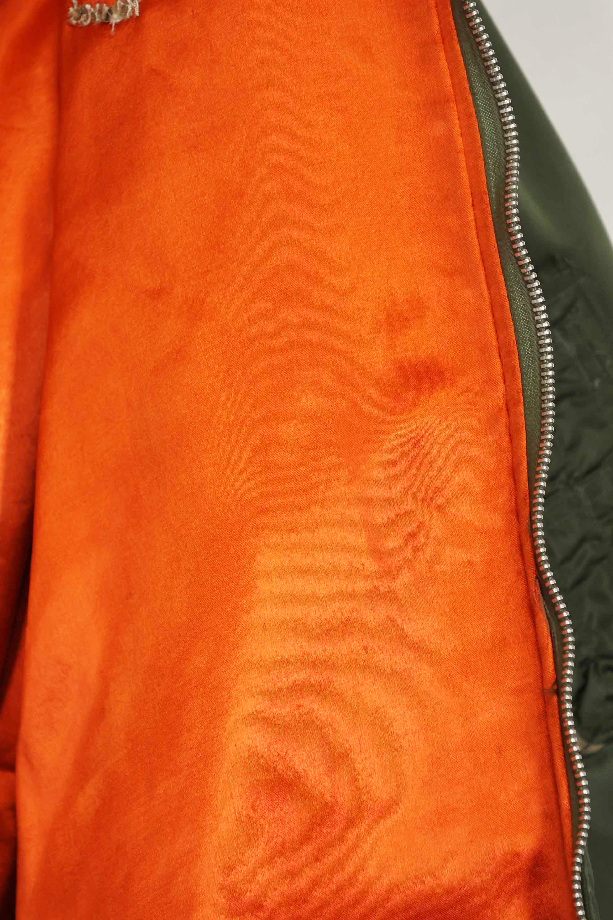 1970年契約　アメリカ空軍　L2-B　ライトゾーン　フライトジャケット　刺繍ネーム入　中古品