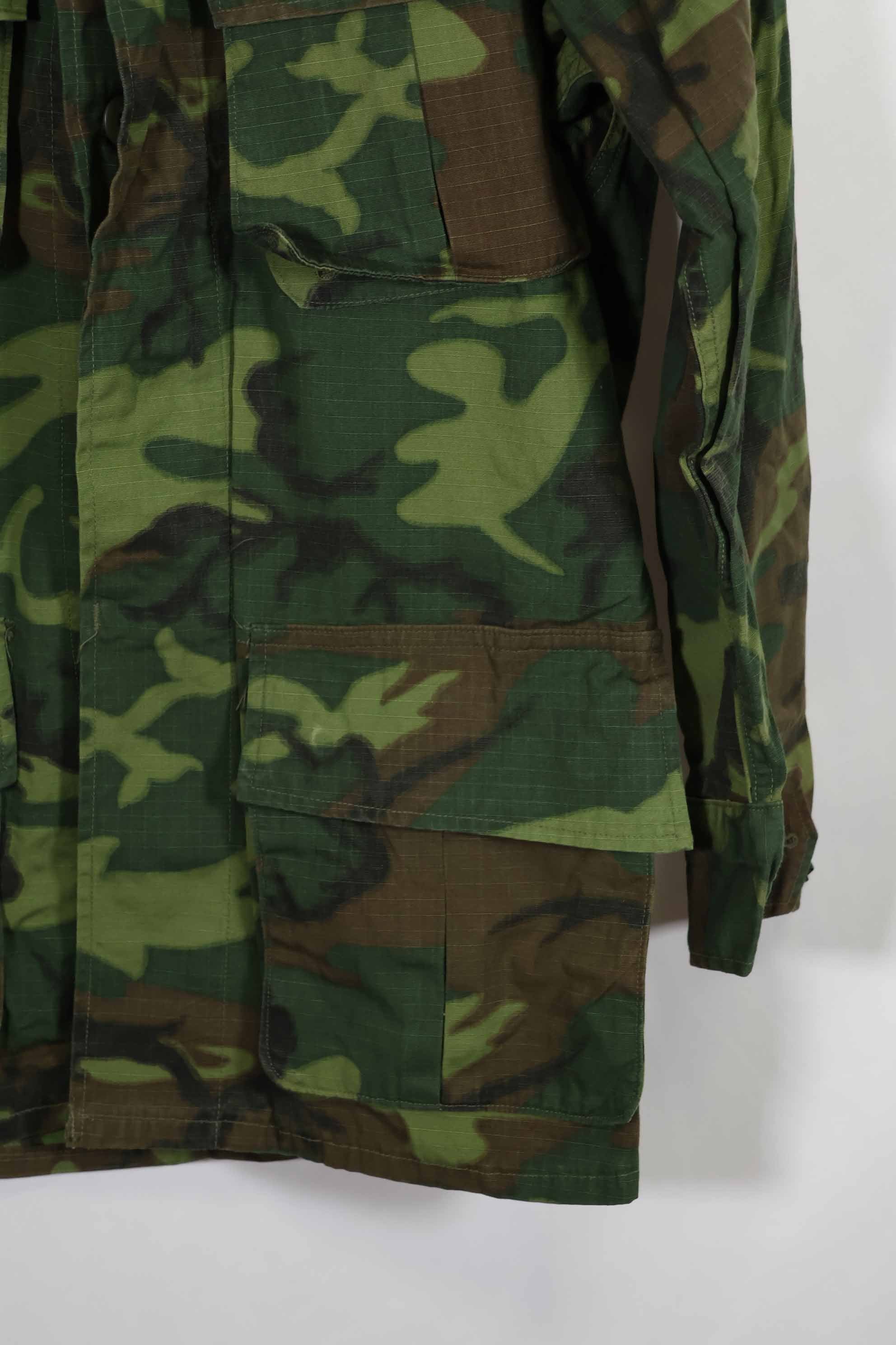 1969年製　リップストップ生地　ERDL ジャングルファティーグ　ジャケット　S-S　ほぼ未使用