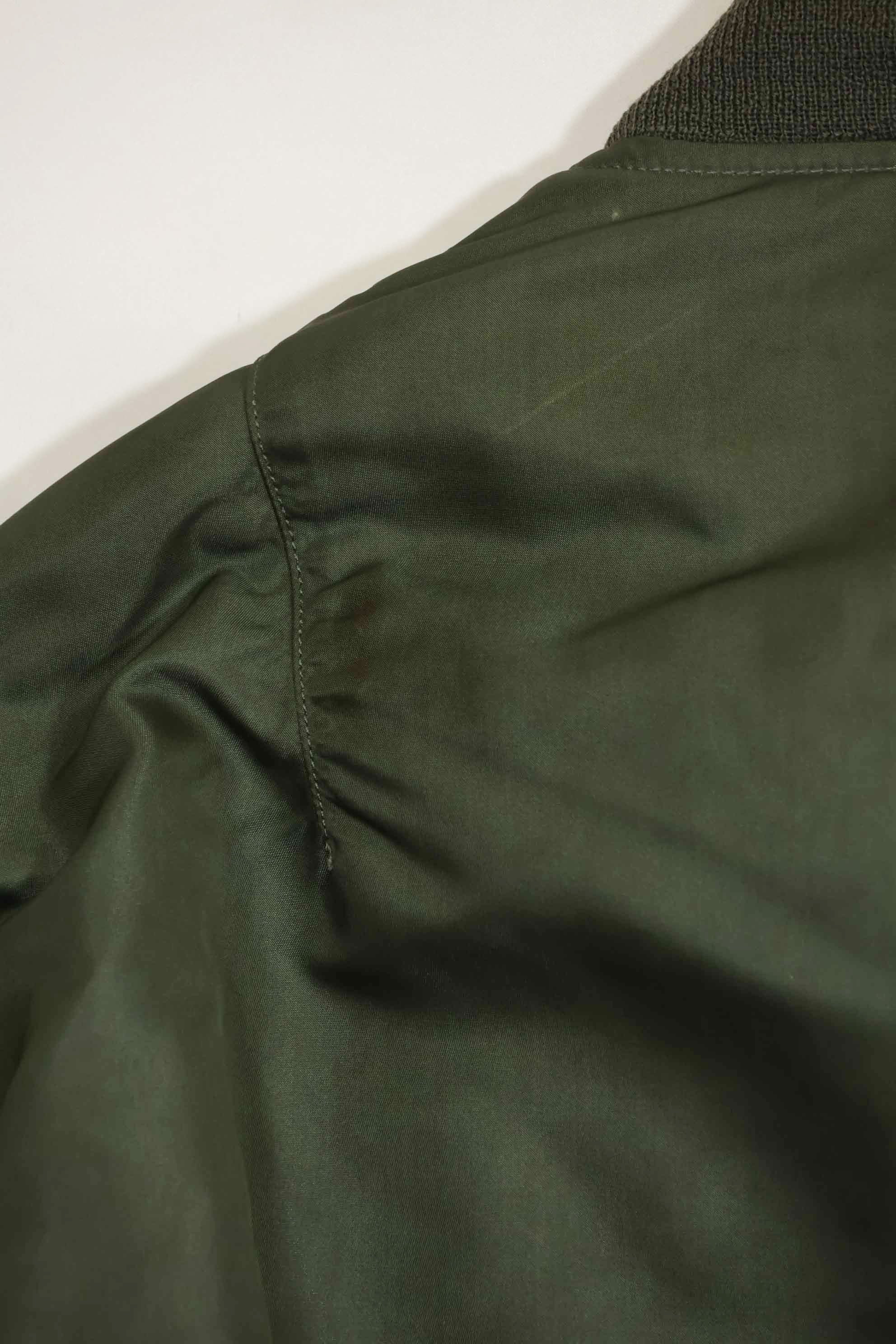 1970年契約　アメリカ空軍　L2-B　ライトゾーン　フライトジャケット　刺繍ネーム入　中古品