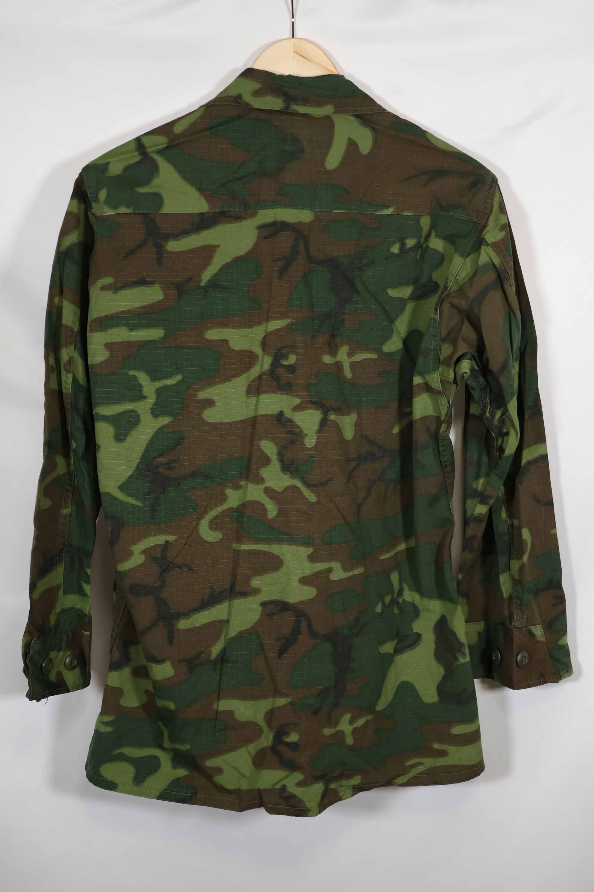 1969年製　リップストップ生地　ERDL ジャングルファティーグ　ジャケット　S-S　ほぼ未使用