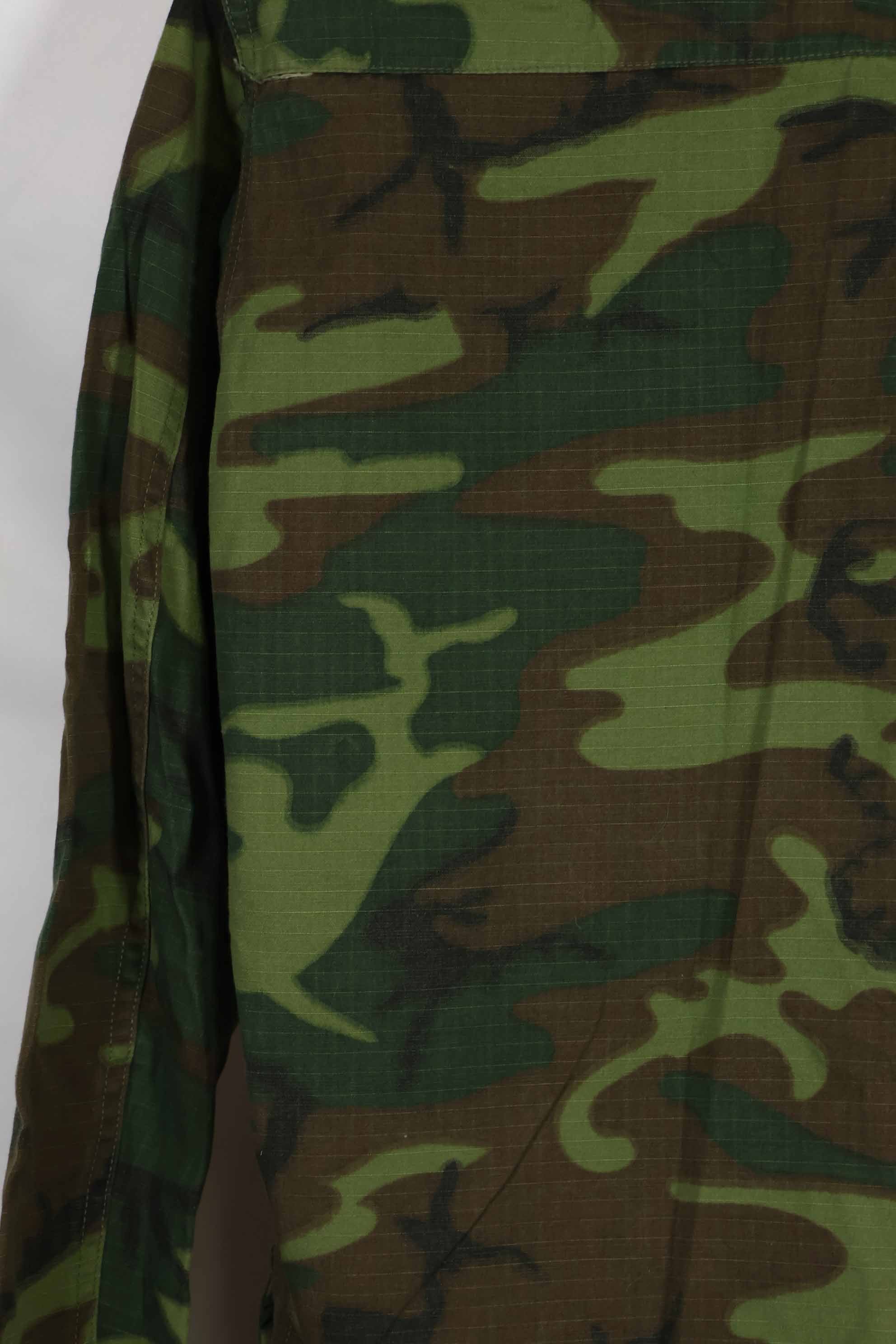 1969年製　リップストップ生地　ERDL ジャングルファティーグ　ジャケット　S-S　ほぼ未使用