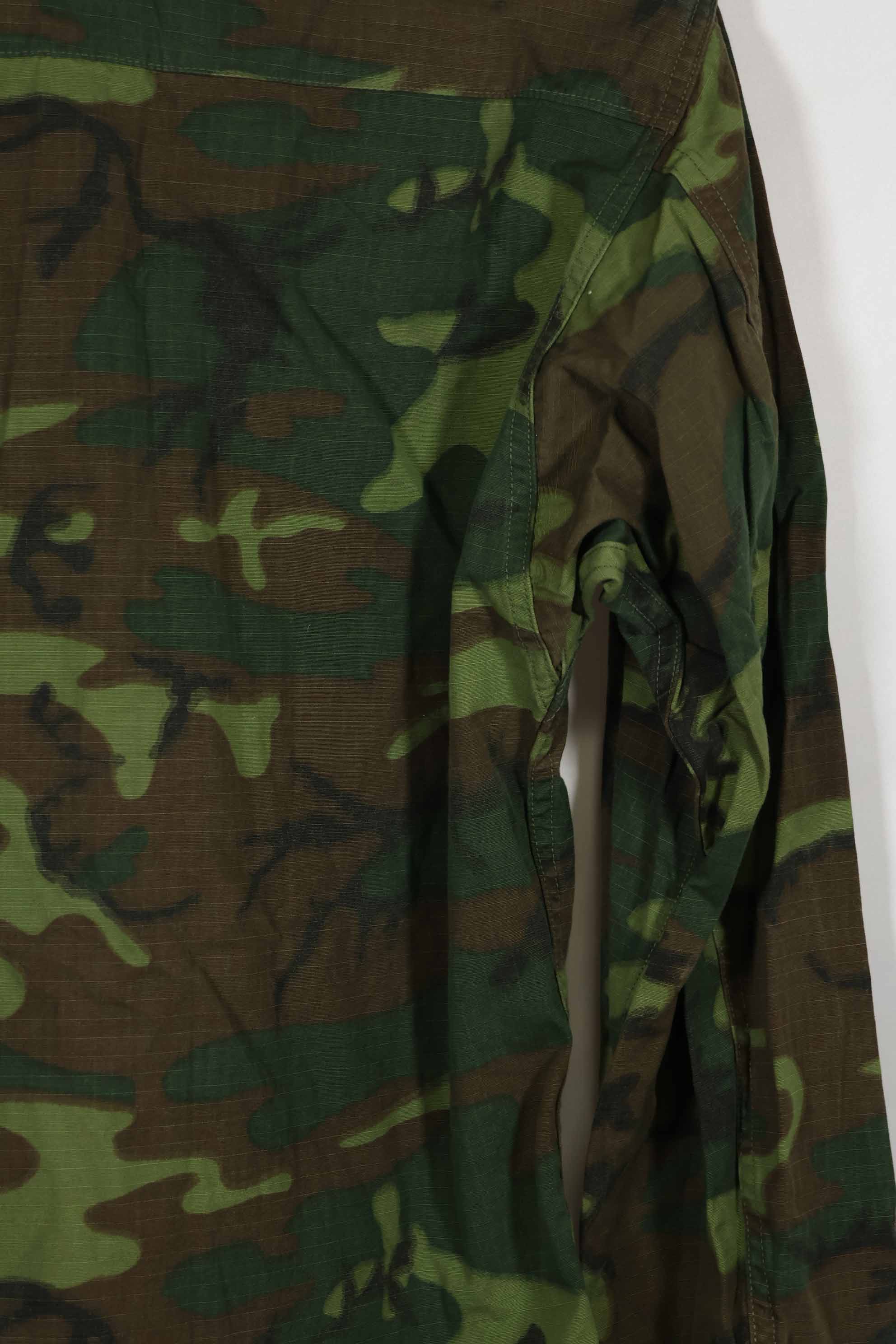 1969年製　リップストップ生地　ERDL ジャングルファティーグ　ジャケット　S-S　ほぼ未使用