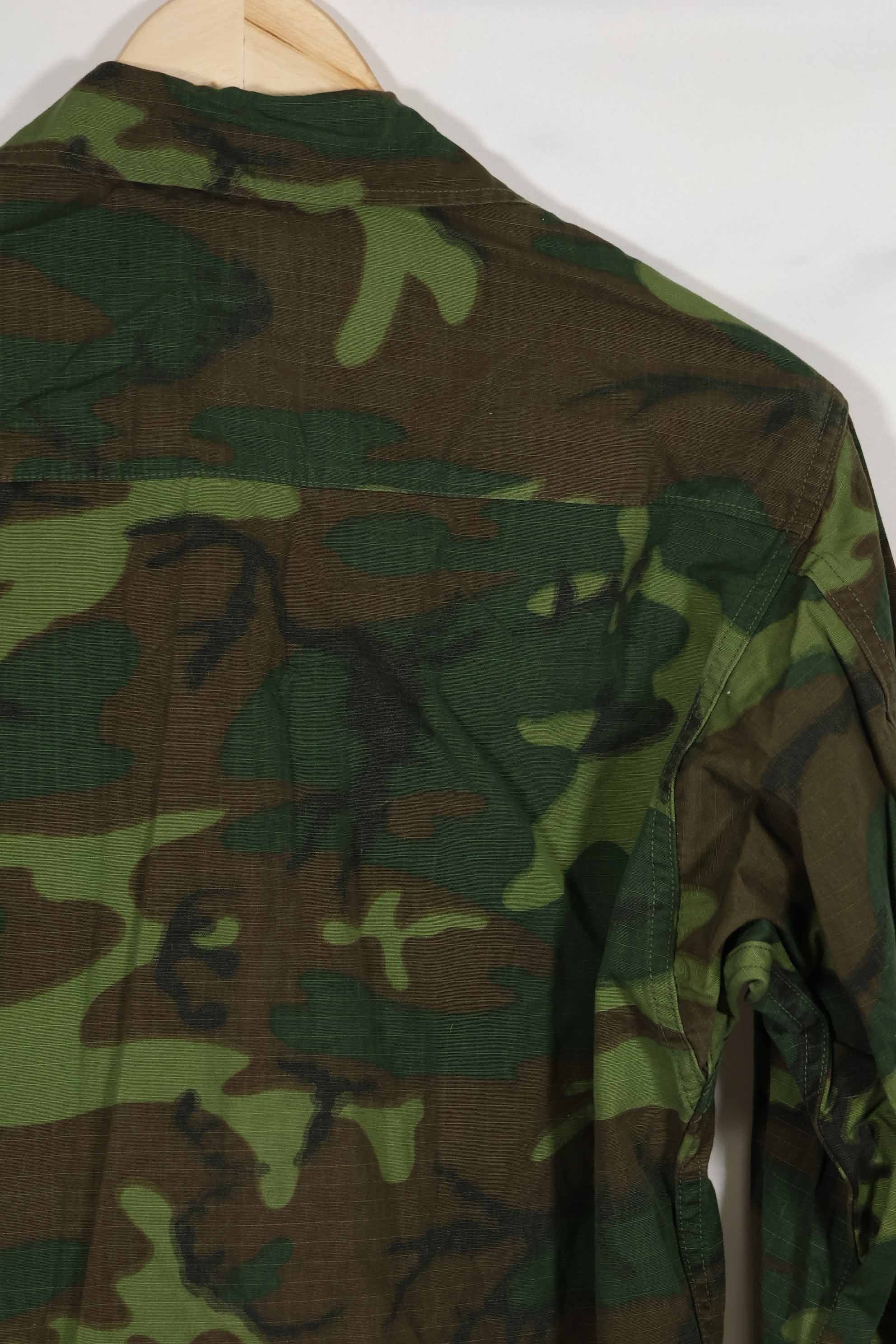 1969年製　リップストップ生地　ERDL ジャングルファティーグ　ジャケット　S-S　ほぼ未使用